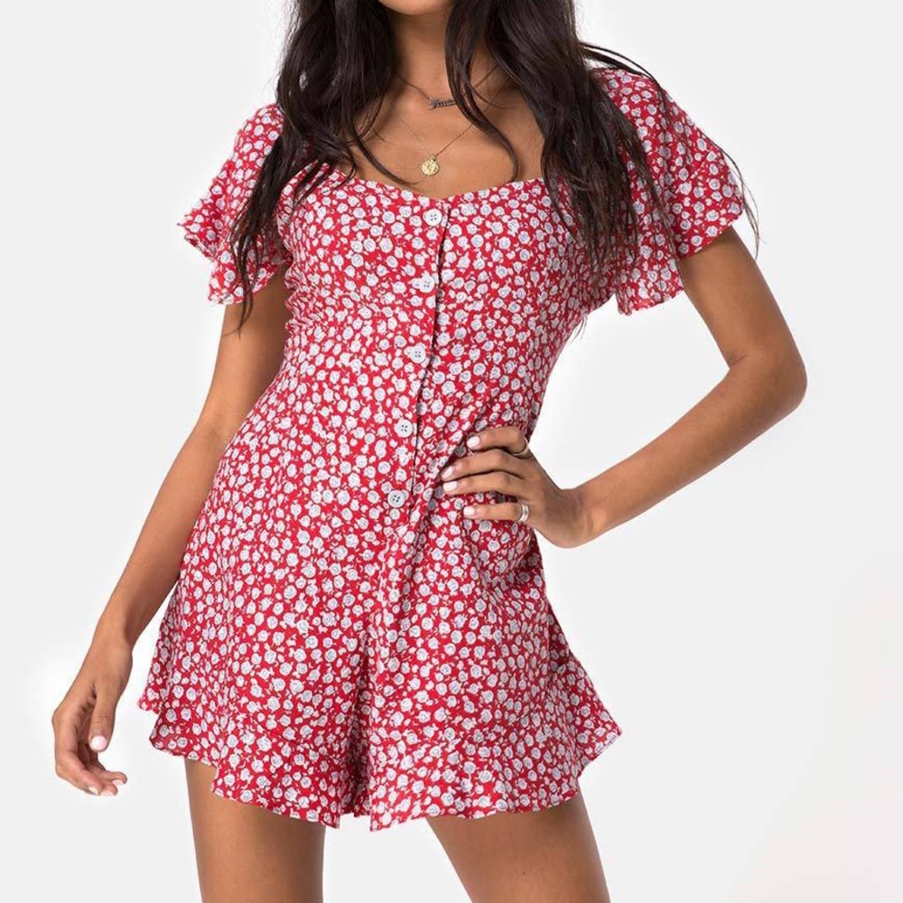 Urban Outfitters / Motel Size Small Floral Romper